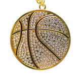 MED2 BASKETBALL BLING MEDAL GOLD