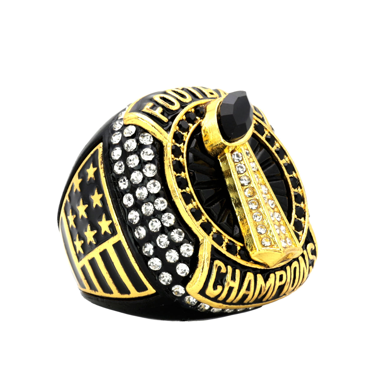 FOOTBALL25 BLACK CHAMPIONS RING