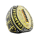 FOOTBALL26A BLACK CHAMPIONS RING
