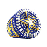 STAR26 GOLD&ROYAL BLUE RING