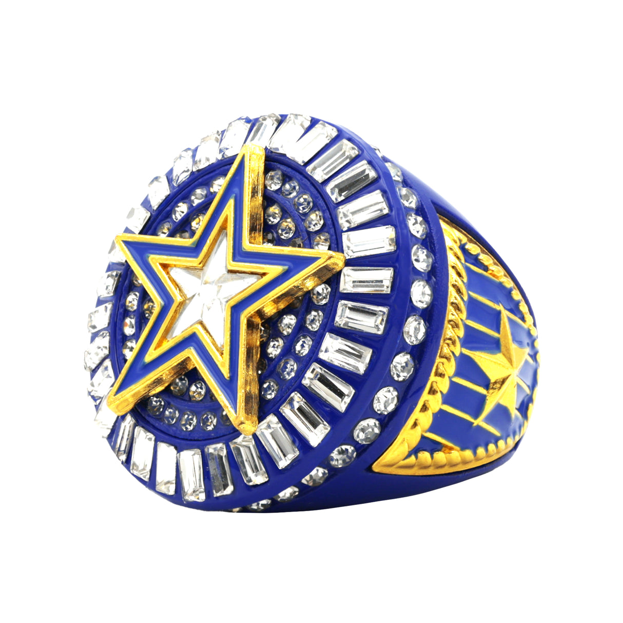 STAR26 GOLD&ROYAL BLUE RING
