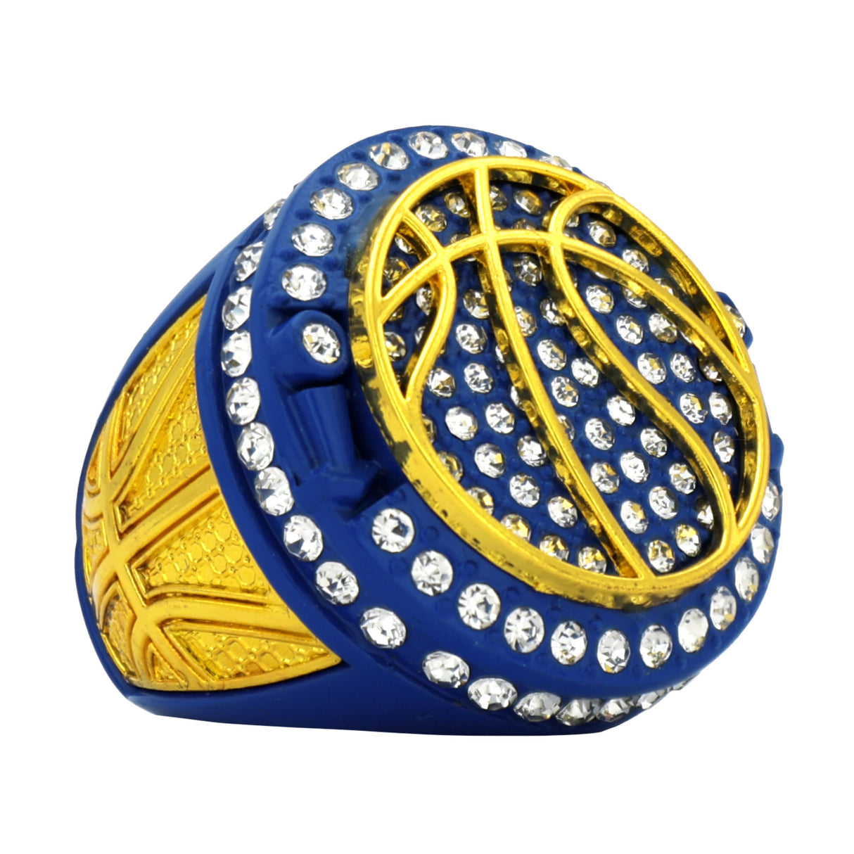 BASKETBALL3 ROYAL BLUE ALL STONES 1 RING