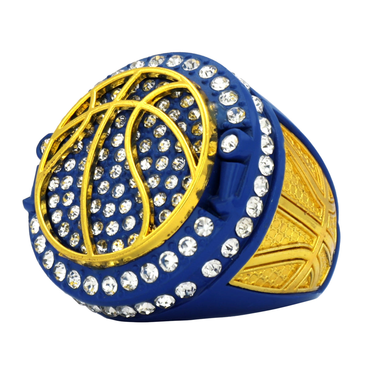 BASKETBALL3 ROYAL BLUE ALL STONES 1 RING