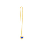 PENDANT26 CHAMPIONS HOMEPLATE CHAIN GOLD/BLUE