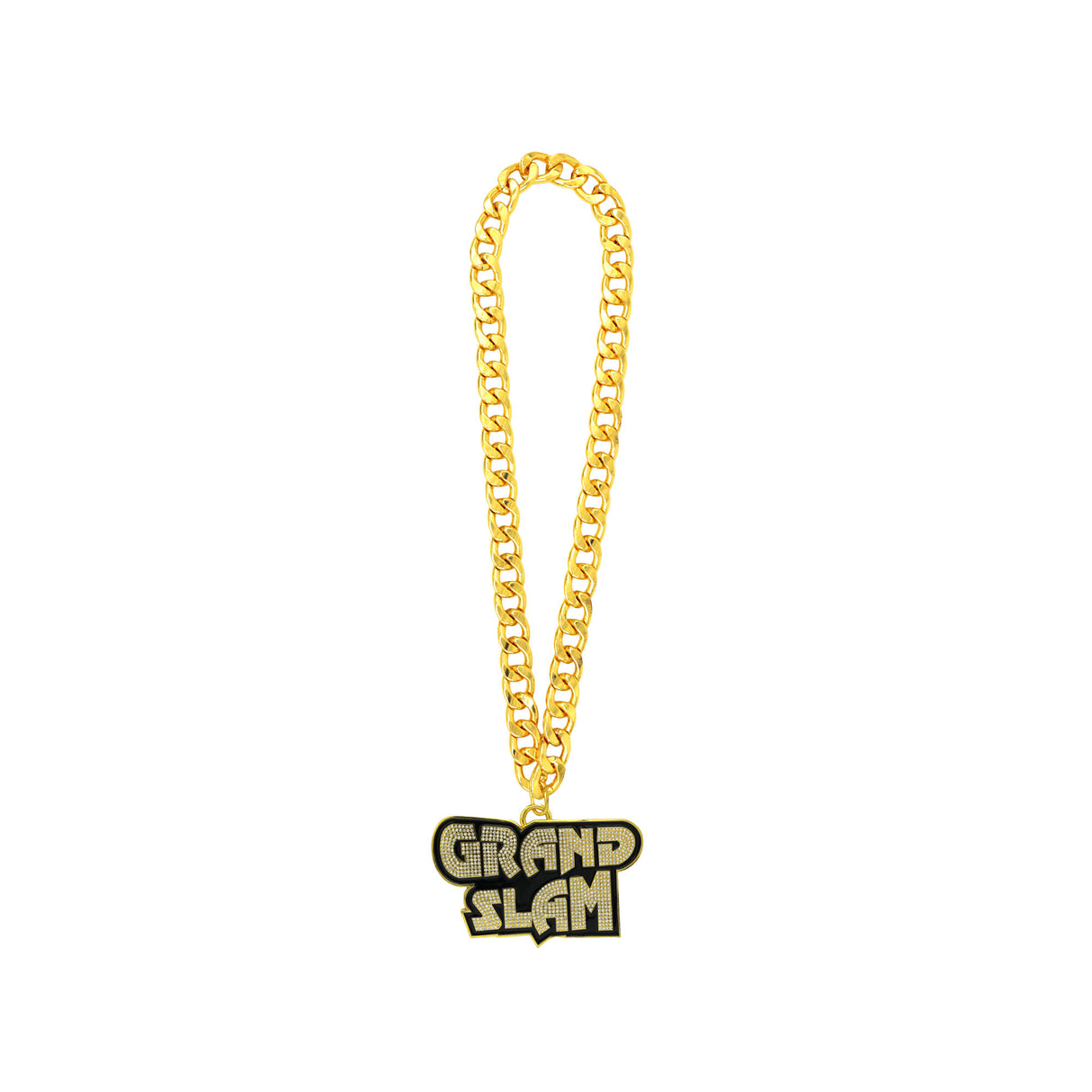 GS26 STONE CHAIN GOLD/CLEAR