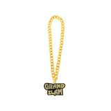 GS26 STONE CHAIN GOLD/CLEAR