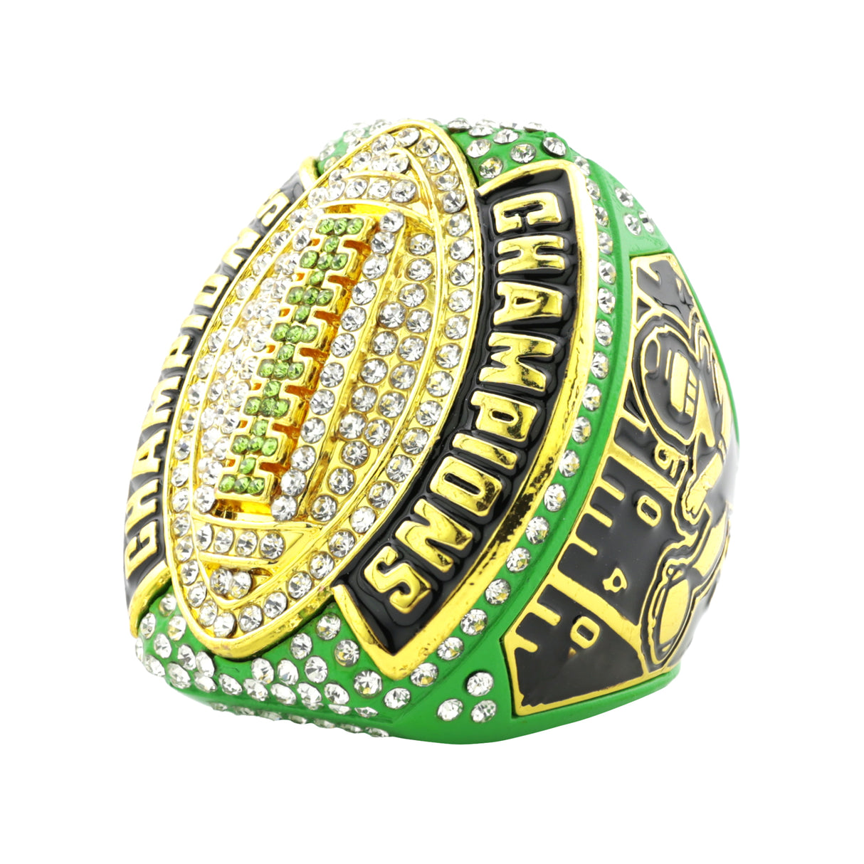 FOOTBALL26A GREEN CHAMPIONS RING