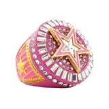 STAR26 GOLD&PINK RING