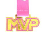 MED25 MVP 4" MEDAL - GOLD/PINK