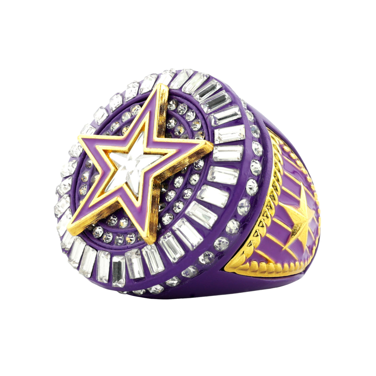 STAR26 GOLD&PURPLE RING
