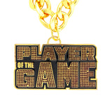 PLAYER OF THE GAME STONE CHAIN GOLD&PURPLE