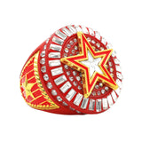 STAR26 GOLD&RED RING