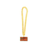 PLAYER OF THE GAME STONE CHAIN GOLD&RED