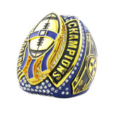 FOOTBALL26A FLAG FOOTBALL ROYAL BLUE CHAMPIONS RING