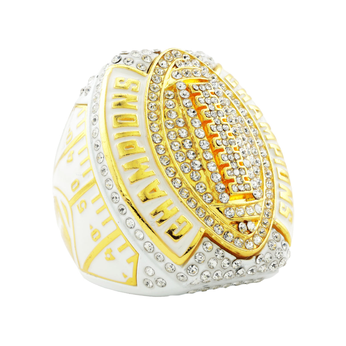 FOOTBALL26A WHITE CHAMPIONS RING