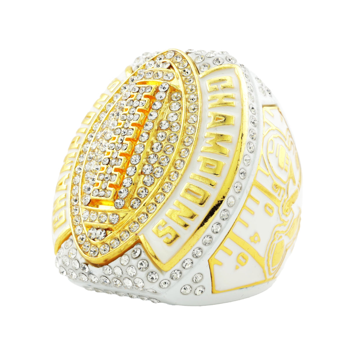 FOOTBALL26A WHITE CHAMPIONS RING