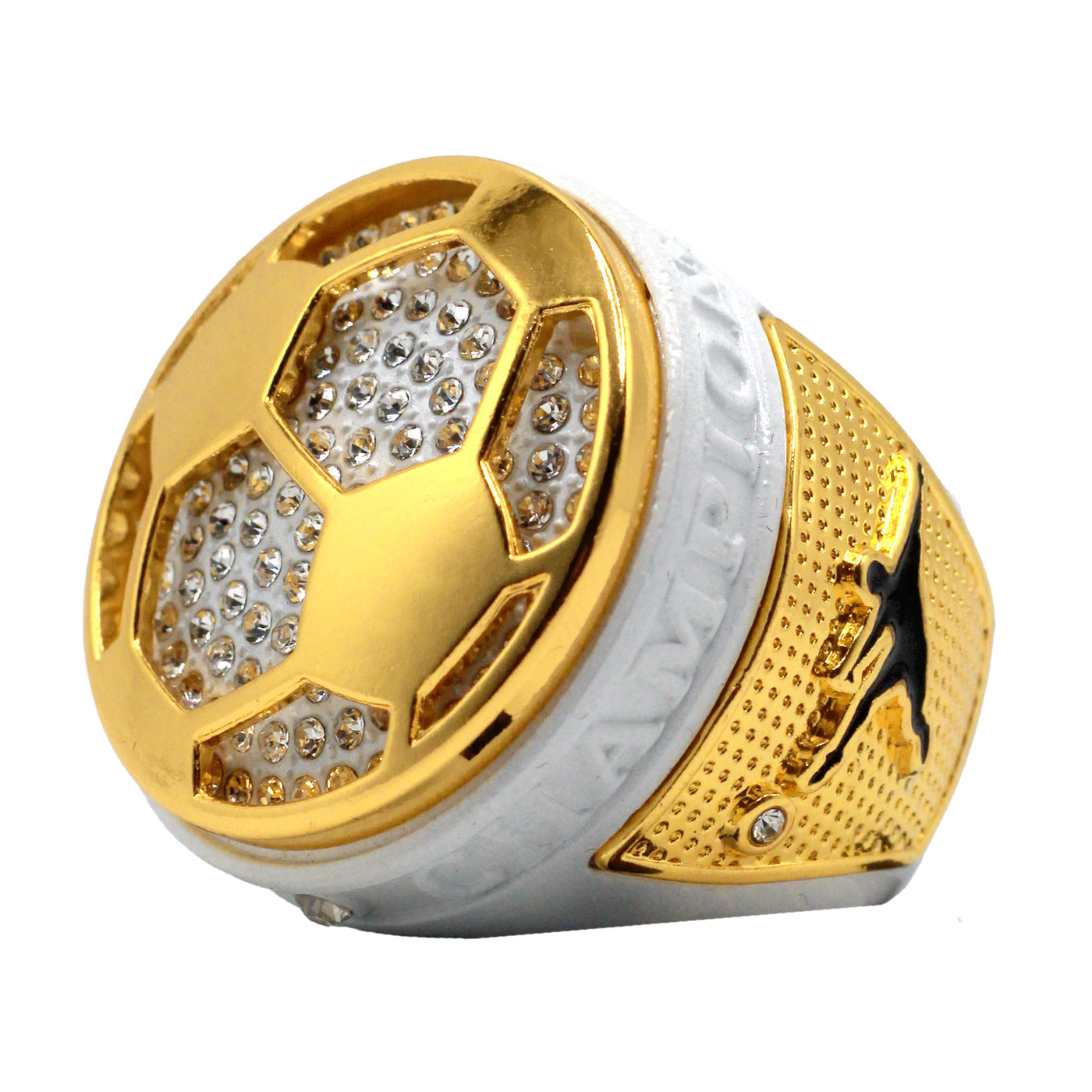 WHITE SOCCER2 CHAMPIONS RING