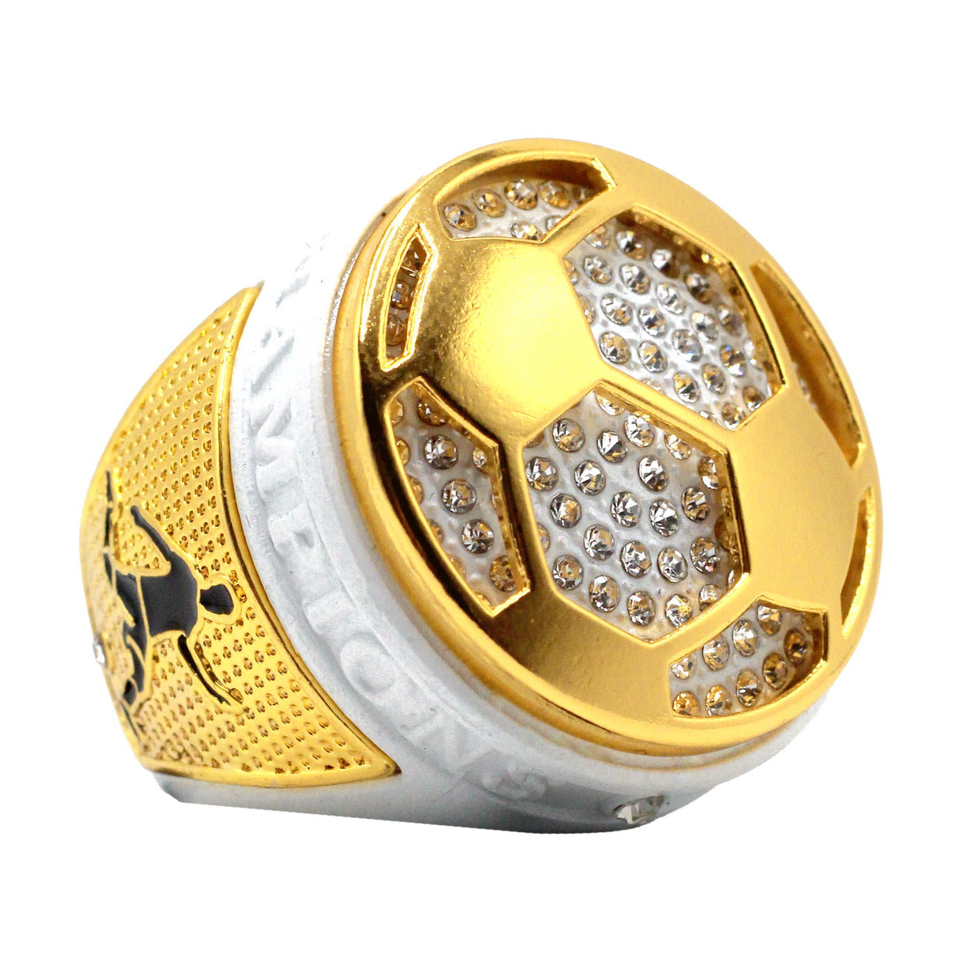 WHITE SOCCER2 CHAMPIONS RING