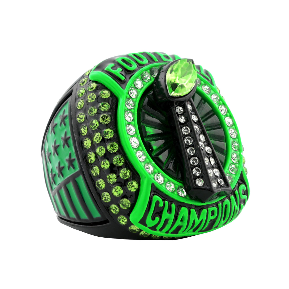 FOOTBALL25 NEON GREEN CHAMPIONS RING