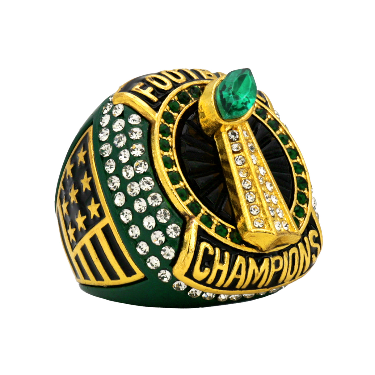 FOOTBALL25 MIDNIGHT GREEN CHAMPIONS RING