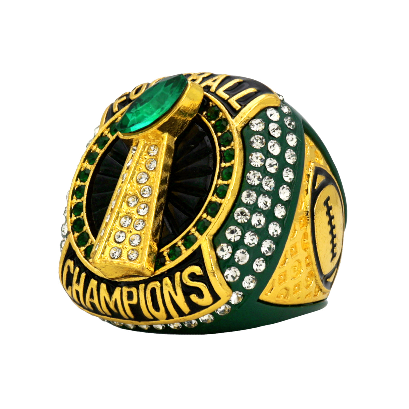 FOOTBALL25 MIDNIGHT GREEN CHAMPIONS RING