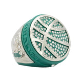 BASKETBALL2 MIDNIGHT GREEN FINALIST RING