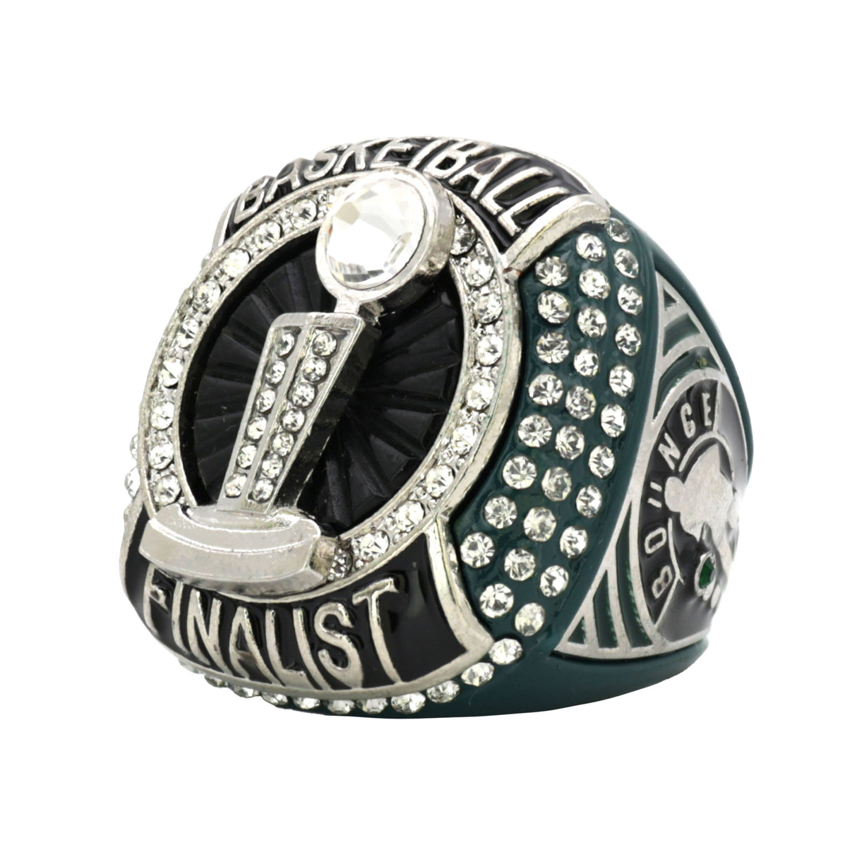 BASKETBALL25 MIDNIGHT GREEN FINALIST RING