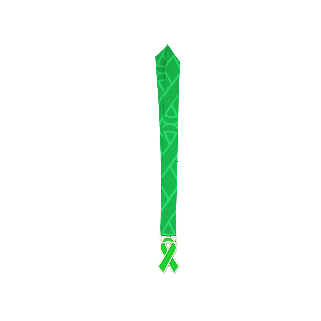 MED26 RIBBON SILVER&GREEN