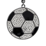 MED2 SOCCER BLING MEDAL GUNMETAL