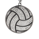 MED2 VOLLEYBALL BLING MEDAL GUNMETAL