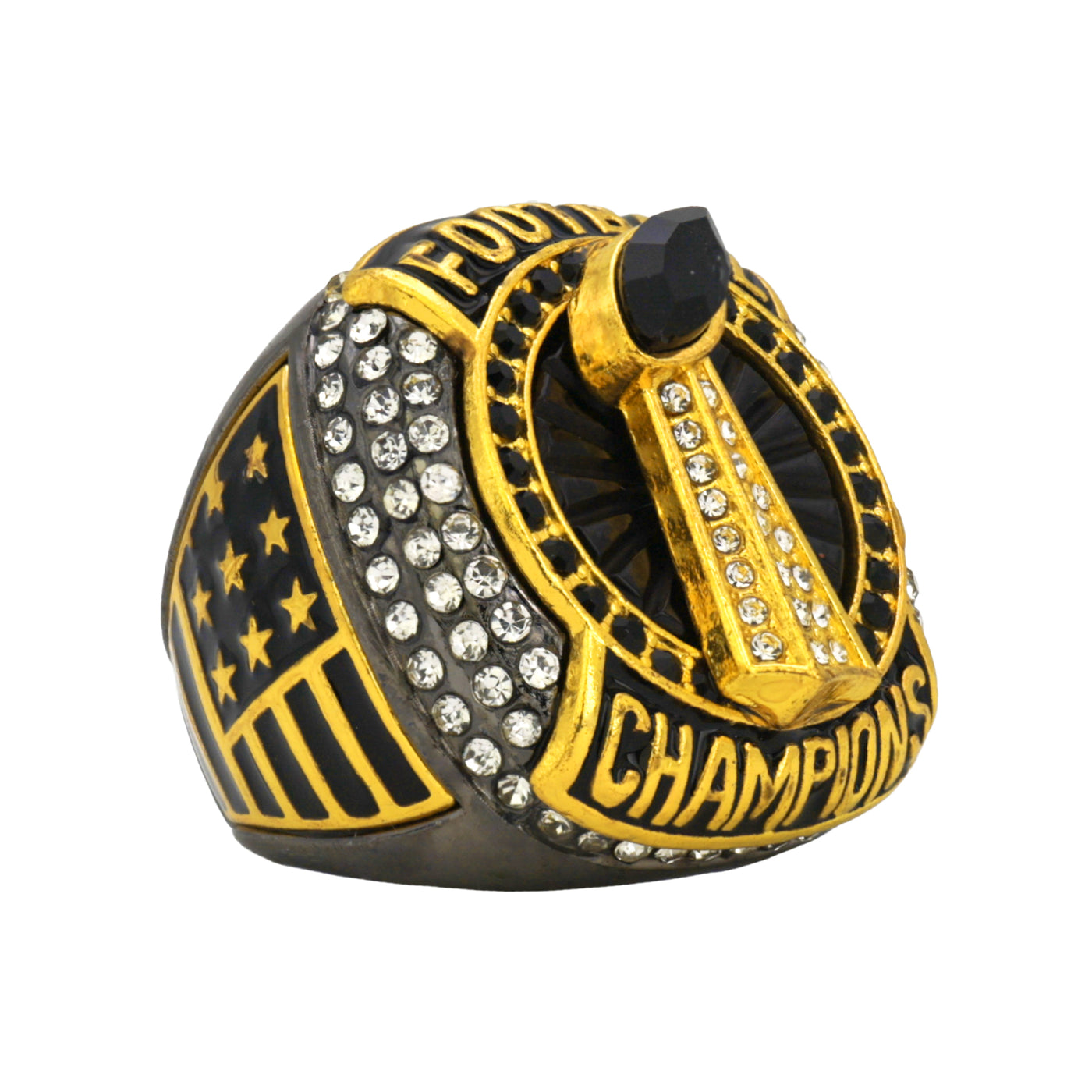 FOOTBALL25 METALLIC GREY CHAMPIONS RING