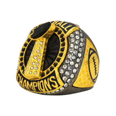 FOOTBALL25 METALLIC GREY CHAMPIONS RING