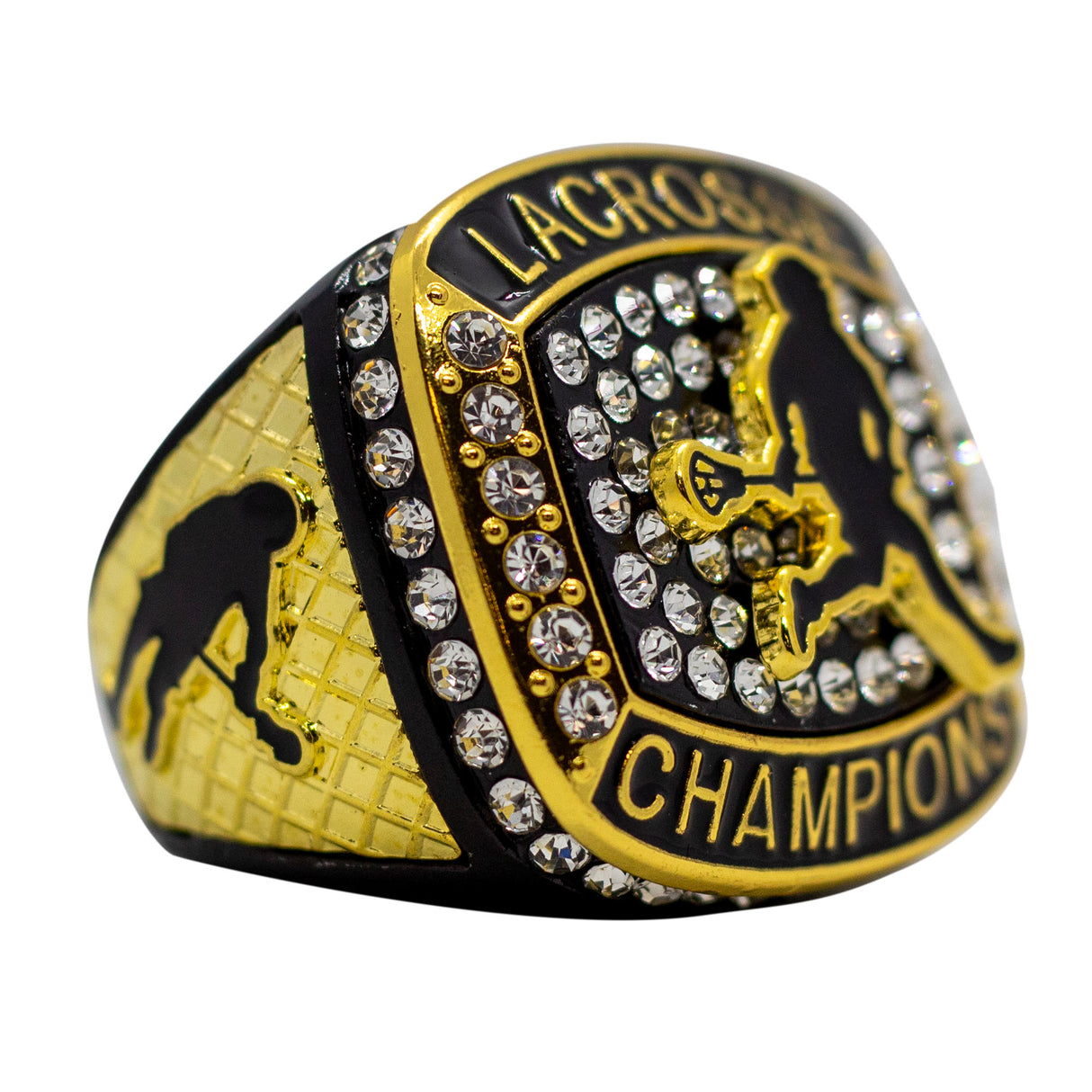 Lacrosse Black Champions Ring