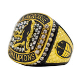 Lacrosse Black Champions Ring