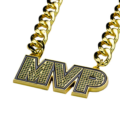 Gold MVP Chain / Green Stones