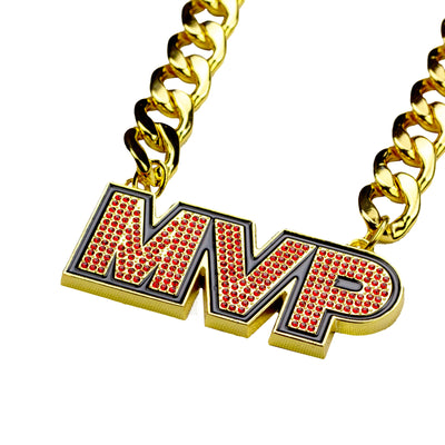 Gold MVP Chain / Red Stones