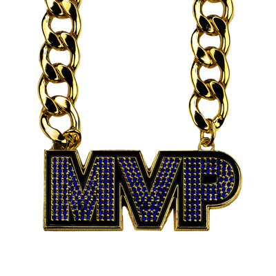 Gold MVP Chain / Blue Stones