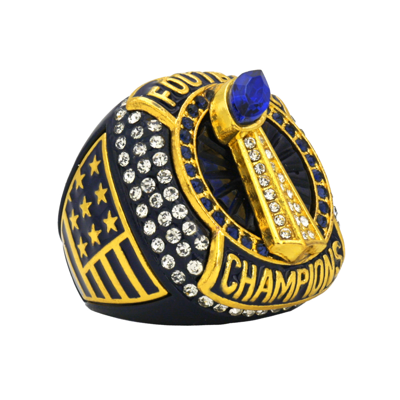 FOOTBALL25 COWBOY BLUE CHAMPIONS RING