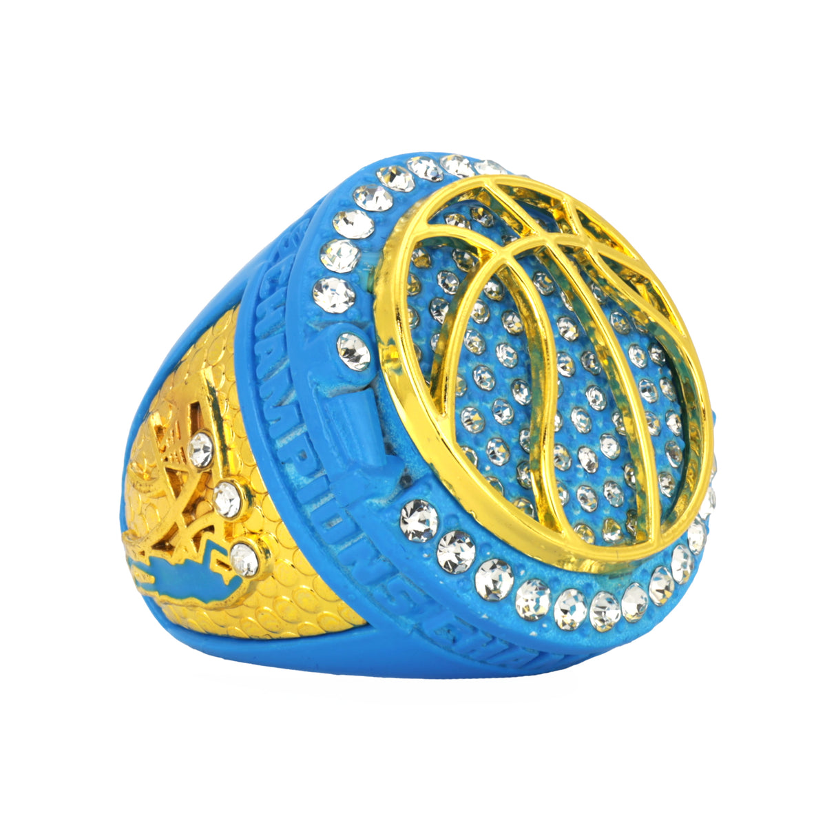 BASKETBALL3 NEON BLUE CHAMPIONS RING