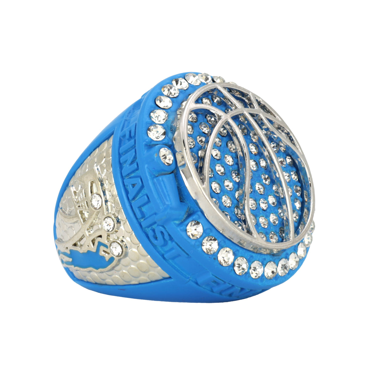 BASKETBALL3 NEON BLUE FINALIST RING