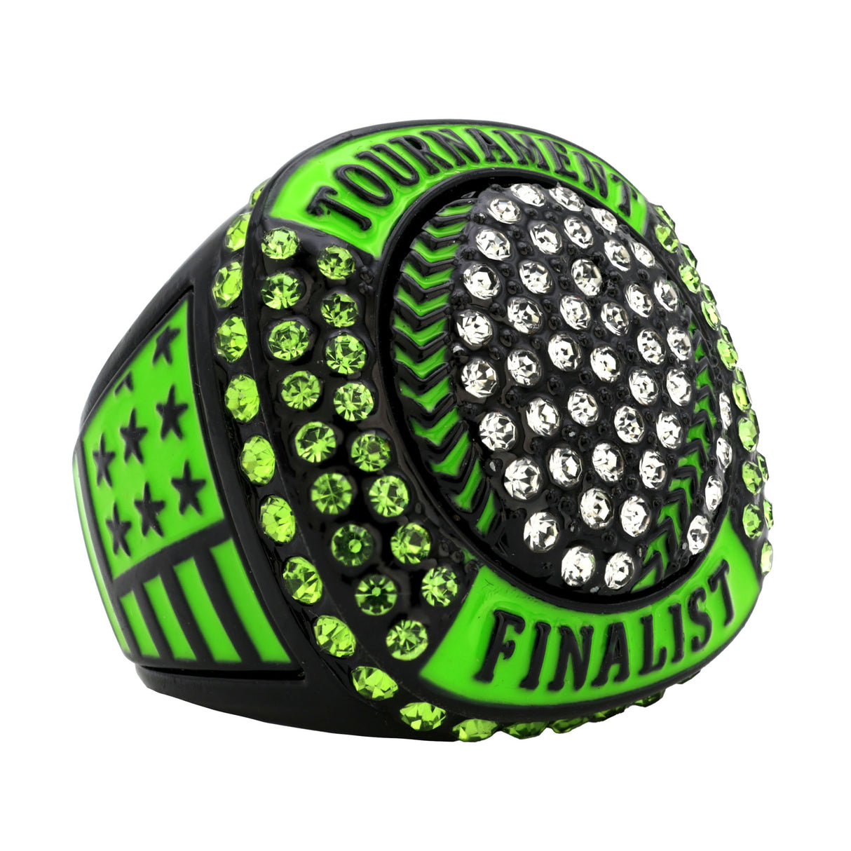 GEN25A BLACKOUT NEON GREEN TOURNAMENT FINALIST RING