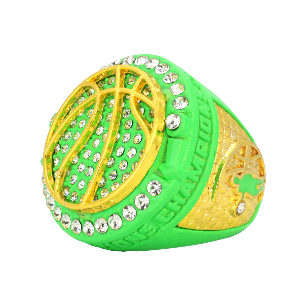 BASKETBALL3 NEON GREEN CHAMPIONS RING