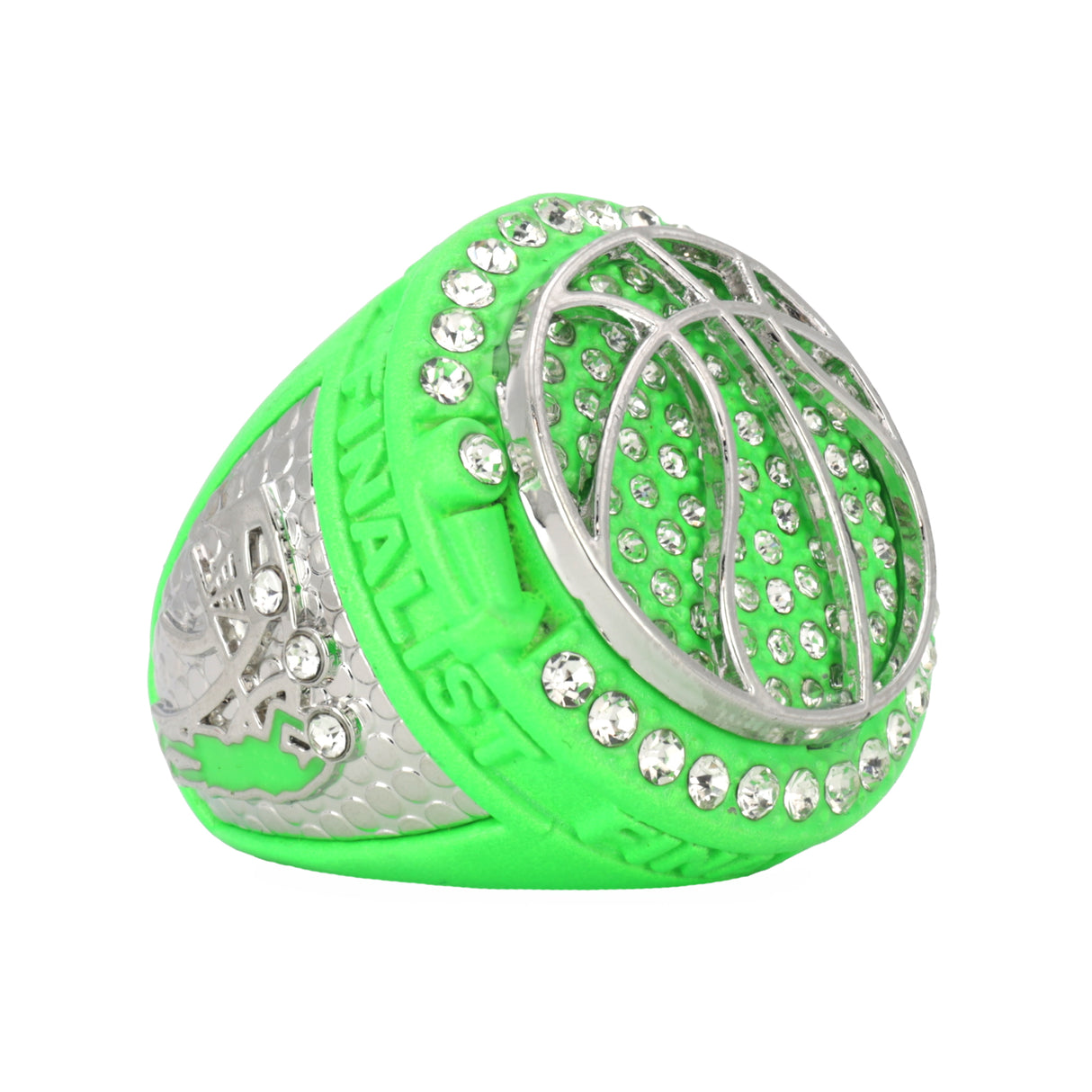 BASKETBALL3 NEON GREEN FINALIST RING