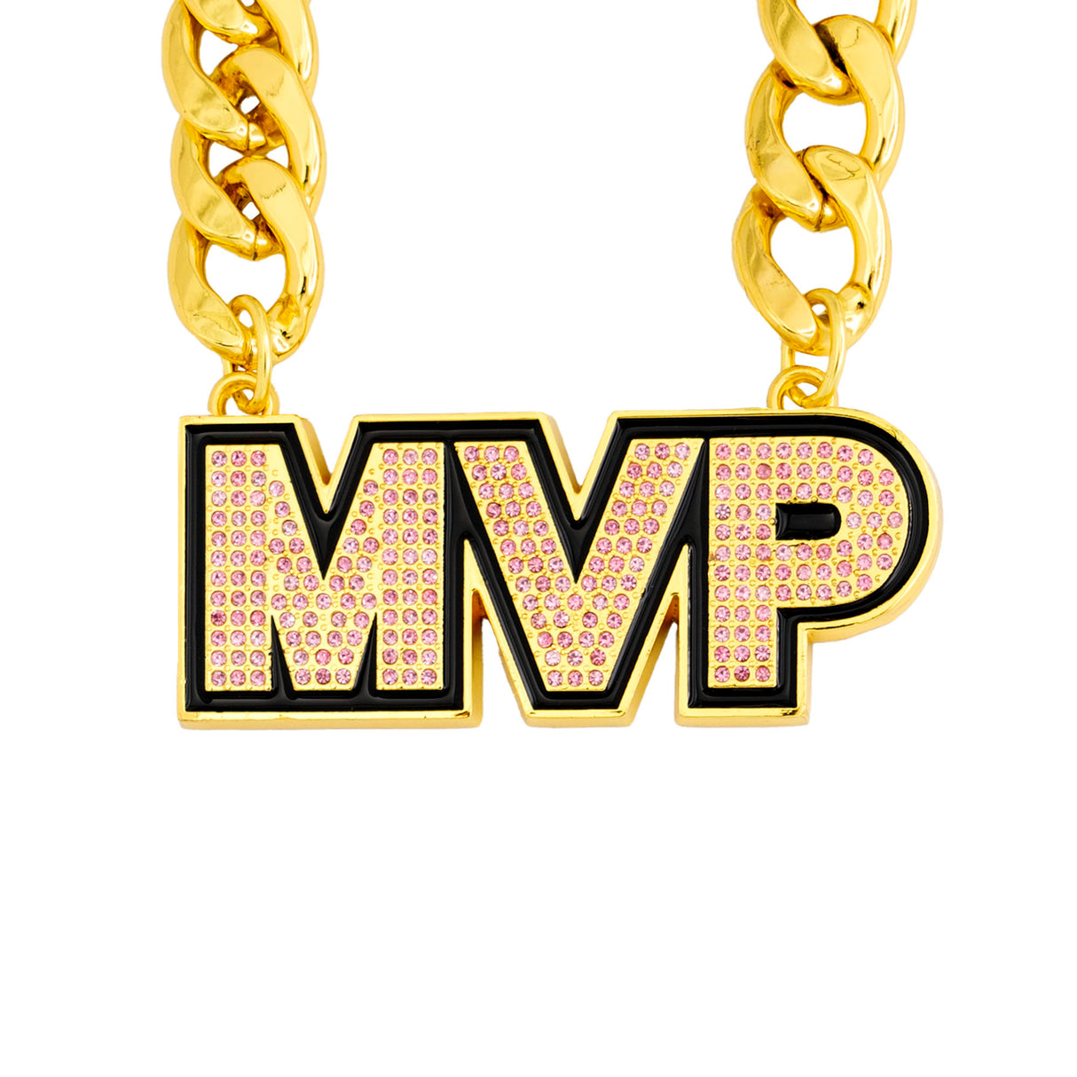 MVP STONE CHAIN GOLD/PINK