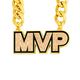 MVP STONE CHAIN GOLD/PINK