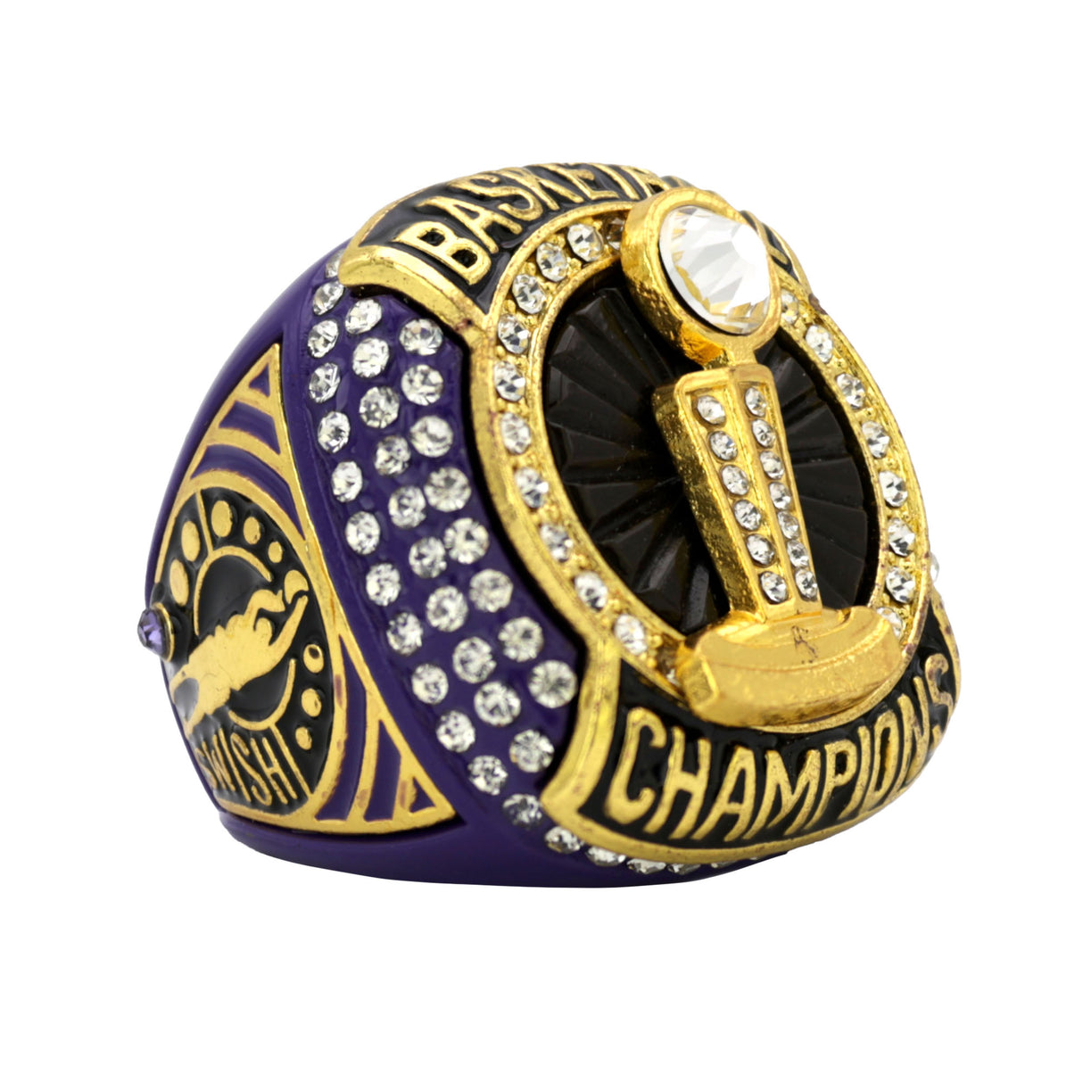 BASKETBALL25 PURPLE CHAMPIONS RING