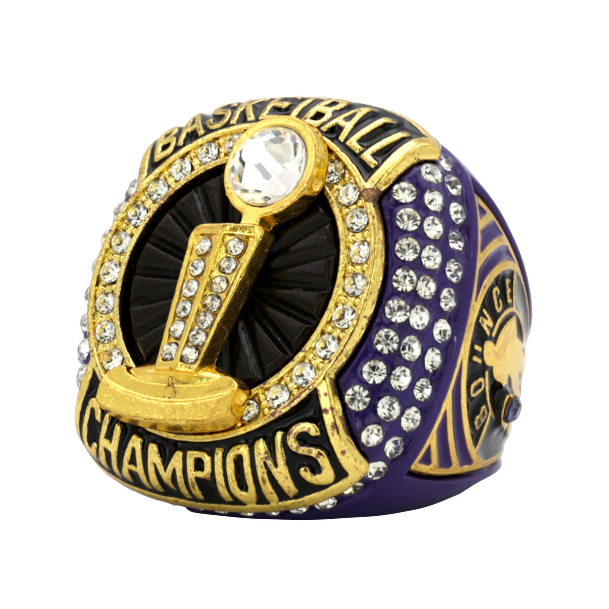 BASKETBALL25 PURPLE CHAMPIONS RING