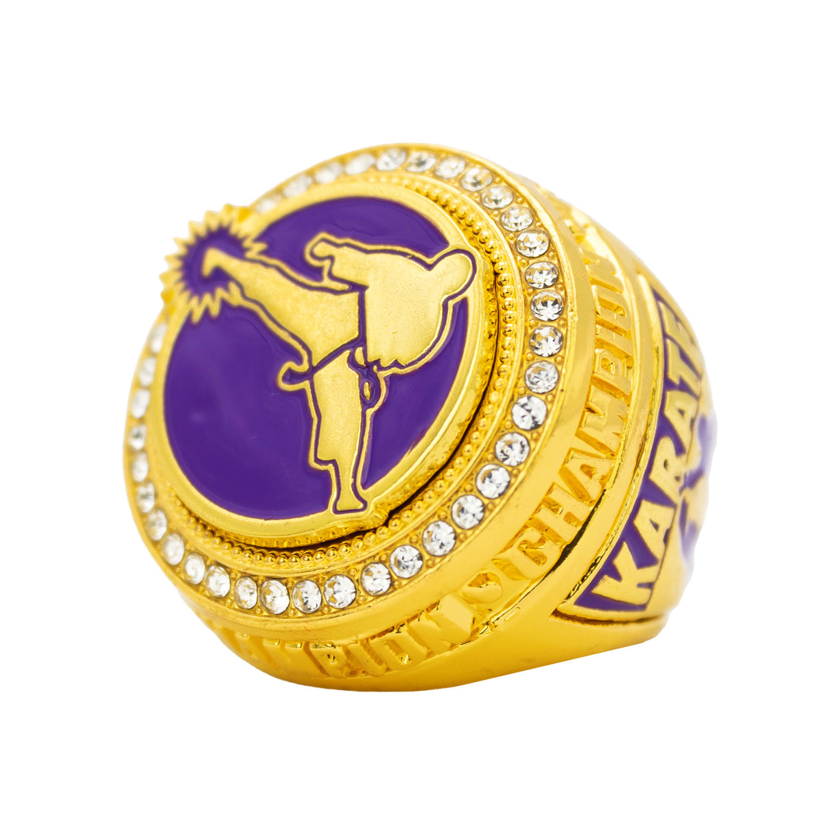 KARATE PURPLE CHAMPIONS RING