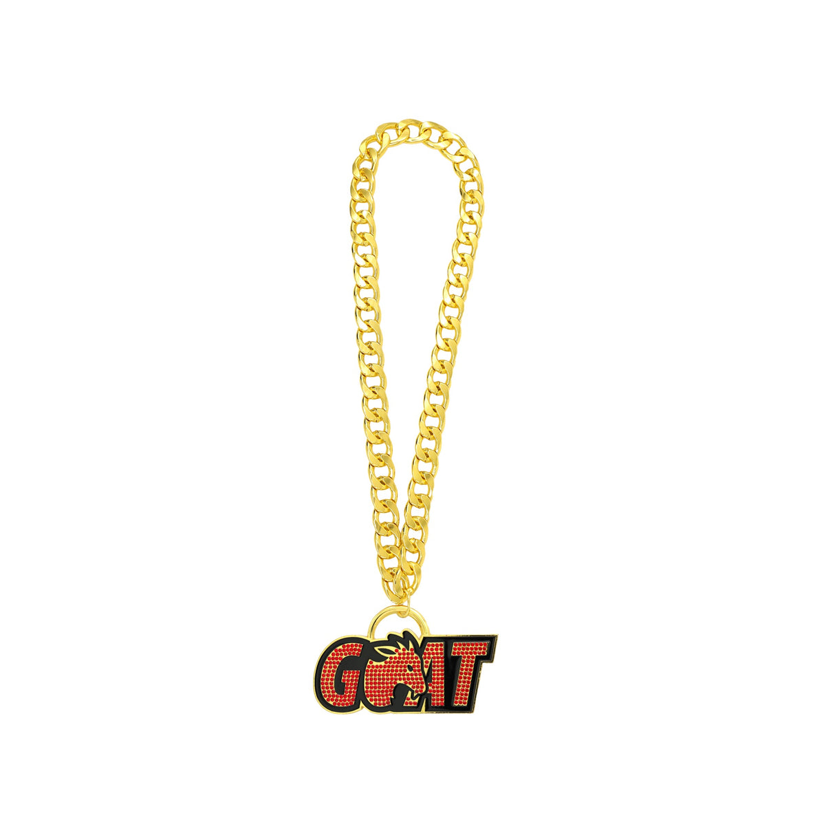 GOAT STONE CHAIN GOLD&RED