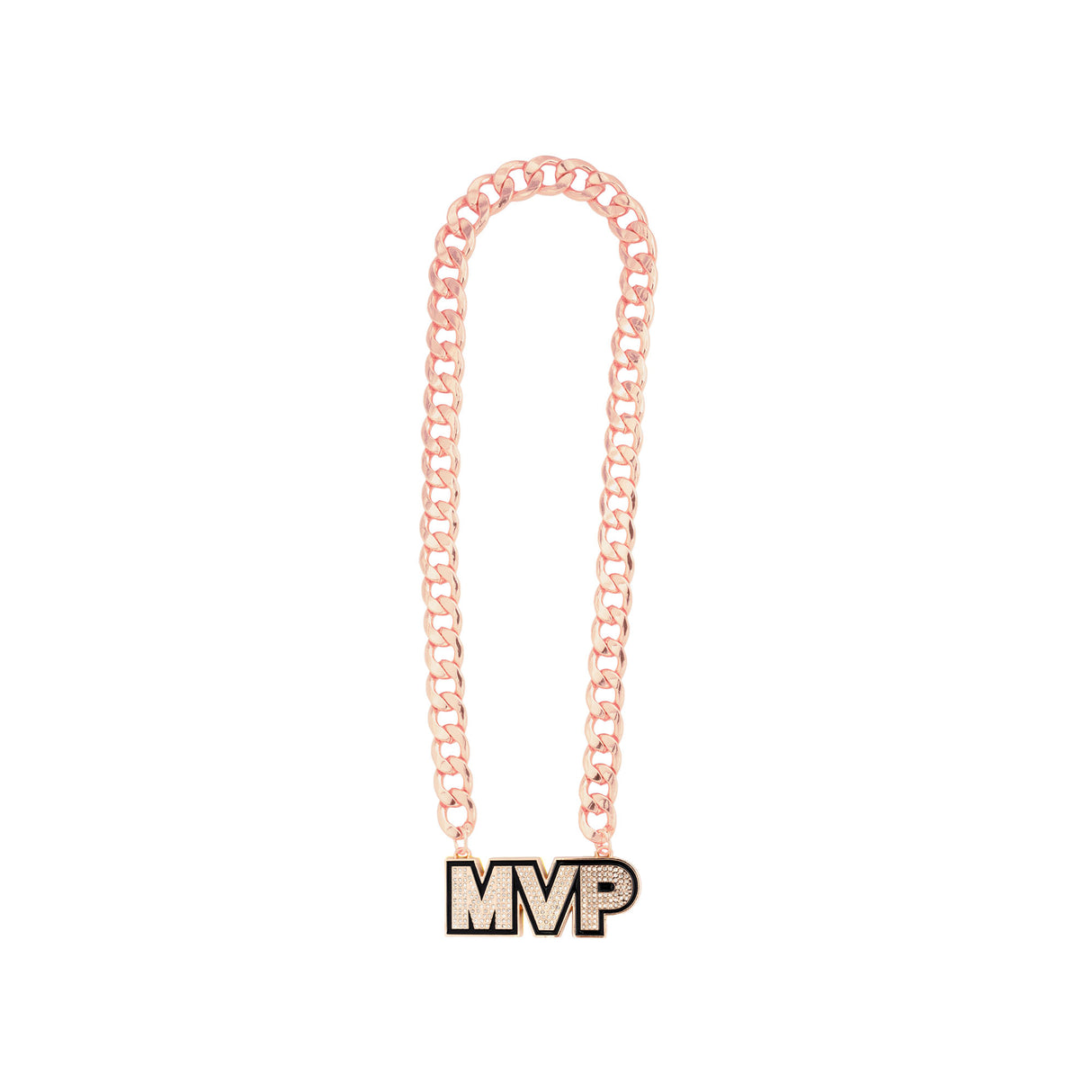 MVP STONE CHAIN ROSE GOLD/CLEAR